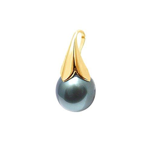 BLUE PEARLS LE PUR PLAISIR DES PERLES Pendentif Perle de Tahiti et Or Jaune 375/1000