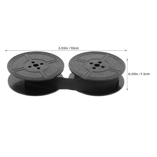 Cinta de tinta de nailon negro Tofficu para máquina de escribir antigua con carrete compatible GR9 2