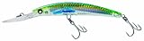 Yo-Zuri Crystal 3D Minnow Deep Diver Floating Lure, Holographic Green Mackerel, 6-Inch