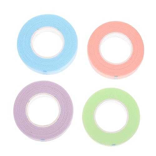 SOESFOUFU 4 Rolls Lash Extension Eyelid Tape Non-woven Breathable Lash Tapes for