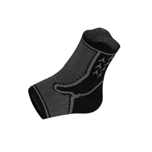 NOLITOY Ankle Brace Compression Wrap Ankle Support Sleeve Foot Protection Accessory for Sports Size Grey