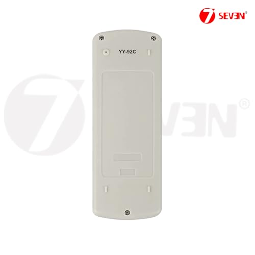 Image of 7SEVEN Compatible with Daikin AC Remote Control Model 92C Suitable for Split and Window 1 1.5 2 Ton Air Conditioner Remote - Match Keys Exactly to Replicate Genuine Remote Function