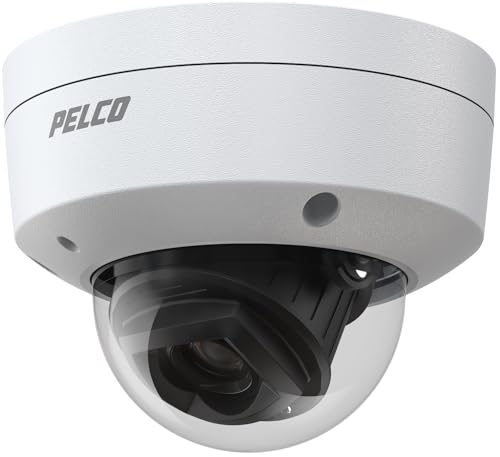 Pelco IMV529-1ERS Sarix Value Series Environmental IR 5MP Mini Dome Camera, 3-9mm Lens, IR 30m, IP66, PoE