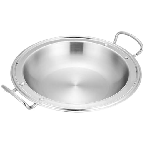 ifundom 1 Pieza Cacerola de Inoxidable Cocción Olla Durable de Guisos y Fuegos Lentos Utensilio de Cocina Resistente Altas