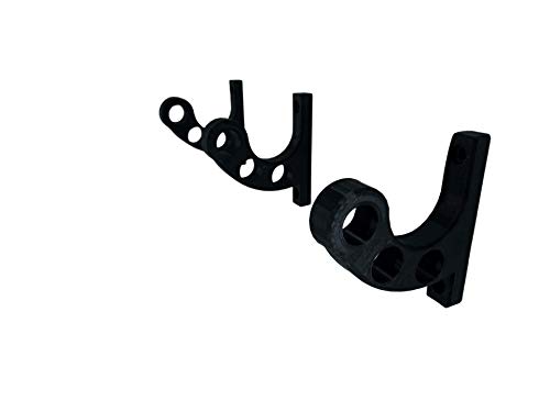 Kit com 3 unidades Suporte de Parede Para Pendurar Capacetes e Acessórios (preto)