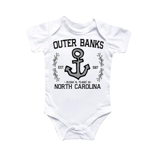 Outer Banks North Carolina - Baby Boy Girl Clothes Infant Bodysuit Funny Cute Newborn