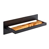 bois chaumont brinon sur sauldre Contenu de la livraison - 1x lampe murale LED - matériel de montage inclus - 1x ampoule LED 8W incluse - hauteurxlargeurxprofondeur : 55 x 150 x 350 mm - matériau : métal/bois, couleur : noir/bois.