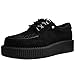 T.U.K. Anarchic Creeper Shoes - Herren & Damen Schuhe - Farbe Vegan Suede Black - Punk, Gothic Schuhe, Emo Schuhe und Rockabilly Style Vegan Leder und Wildleder Schnürschuhe - Größe EU39 LED Rock günstig Kaufen-T.U.K. Anarchic Creeper Shoes - Herren & Damen Schuhe - Farbe Vegan Suede Black - Punk, Gothic Schuhe, Emo Schuhe und Rockabilly Style Vegan Leder und Wildleder Schnürschuhe - Größe EU39