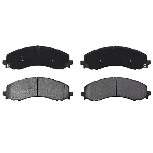 Image of D223 Brakes Pad Automotive Premium Ceramic Front Disc Brake Pads Set Vehicle Replacement Part for 2019 2020 2021 2022 RAM 2500 3500 (D2223, Front)