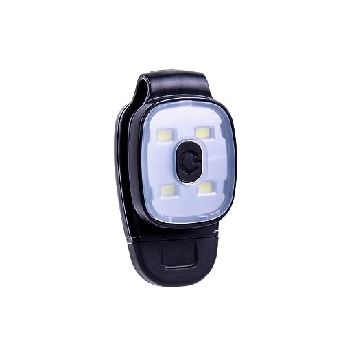 クリップ オン ランニング ライト LEDクリップライト 反射安全ライト ランナー用 3つの照明モード USB充電式 LED 懐中電灯 クリップ 軽量 安全警告 キャンプ ジョギング 夜 ウォーキング 釣り ハイキング (1個セットB)