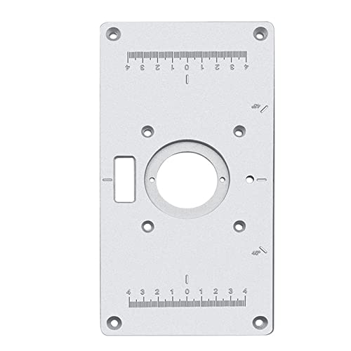 Table de toupie en aluminium plaque d'insertion machine gravure scie - 7