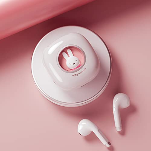 Image of Miffy Bluetooth Wireless Earbuds Headset (Pink)