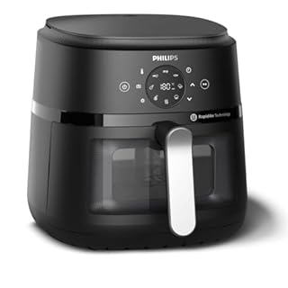Philips Airfryer Serie 2000 NA231/00 Freidora de Aire 13 en 1 Con Ventana 6.2L 1700W Negra