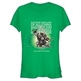 Kung Fu Panda Women's Supreme Warlord Juniors' Short Sleeve Tee Shirt, Kelly