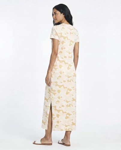 Image of Real Essentials 3 Pack Women's Casual Short Sleeve Maxi T-Shirt Dress with Slit (Available in Plus Size)