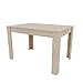 Huaraz Tavolo da Pranzo Fisso 4 Posti in Legno Sala da Pranzo Soggiorno Salotto Cucina, Moderno Elegante, 120 x 80 x 74 cm (Rovere)