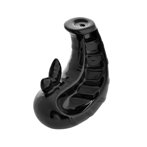 Image of Ceramic Backflow Smoke Fountain Incense Holder for Home Decor Gifts with 20 Smoke Cones by Craftam