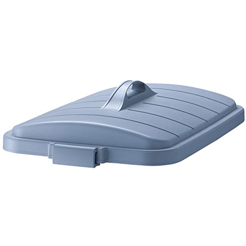 リス 本体に掛けられるゴミ箱蓋 角型 ベルク 90L用 ブルー 90D ロック付き オーソドックス シンプル 使いやすい 便利 食品衛生法適合品 清潔 衛生的 日本製 18024