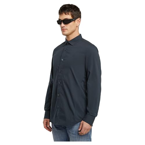 Miniatura 6 de G-Star Camisa Uniform Slim Para Hombre, Azul Salute D25176-D321-C742 , M