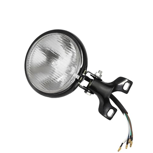 Phare avant moto rond en métal blanc anti-vibration pour Suzuki support galvanisé