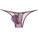 [kargiemargie] M グレー メンズビキニ 【La-PommeHomme/ラポーム・オム】GUS メンズ 立体縫製 脇細 622051 日本製 下着 男性用