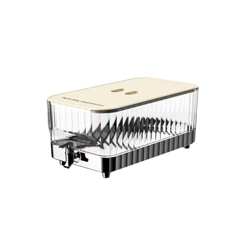 冷蔵庫ポット 冷水ポット 麦茶ポット ピッチャー 冷水筒 大容量 ウォーターサーバー ドリンクサーバー 冷水ポット ウォーターピッチャー お茶ポット ドリンクディスペンサー 透明 ガラス 大容量 保存容器 漏れ防止 梅酒 ジュース 家庭 お店用 (Silv