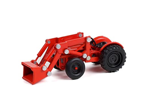 ModelToyCars Tractor Ford 8N 1948 con Cargador Frontal 1:64