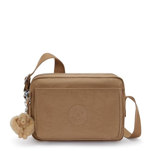 Image of Kipling Women's Abanu Medium Crossbody Bag, Lightweight, Adjustable Nylon Waist Pack with Multi-Compartment Zip Pockets