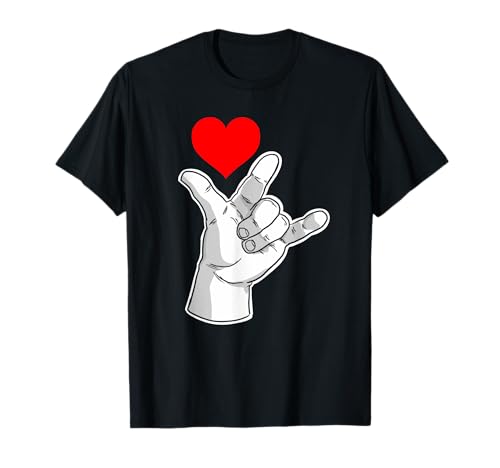 I Love You Sign Language I Love You ASL Camiseta