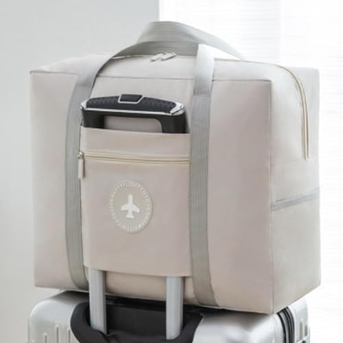 Women Tote Bag, Travel Duffel Bag Personal Item Travel Bag Carry on Luggage Gym Bag Weekender Overnight Bag for Women and Girls (Khaki)2