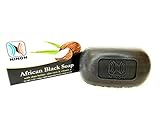 NINON African Black Soap with Shea Butter Aloe Vera & Vitamin E - 6 Pack