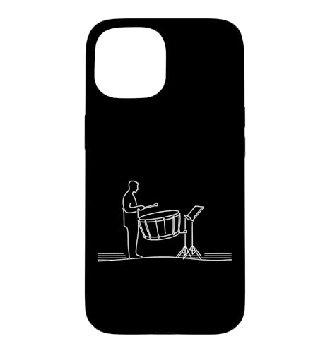 Timbales Line Art Musician Case for iPhone 15