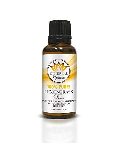 Ethereal Nature 100 Pure Oil Lemongrass 30 Ml, Clear, 1.01 Fl Ounce #TOP7