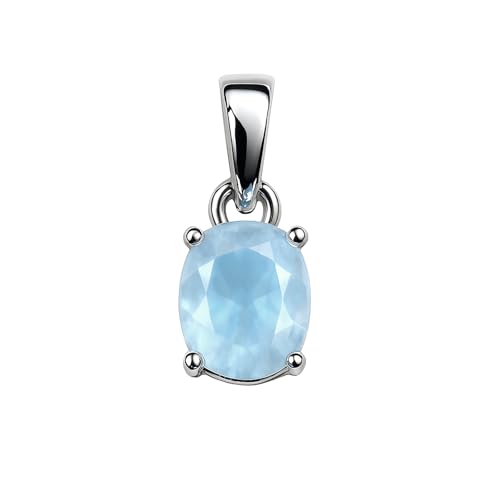 Pendentif pierre de lune bijoux femmes en argent 925 moderne