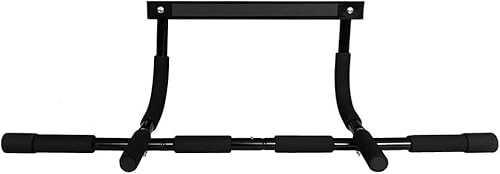 CABLEPELADO Barra dominadas Fija para Puerta, Barra de ejercicio para puerta, Barra de pull-up para puerta, Peso soportado: 136 kg, agarres acolchados, marcos de puertas de anchura entre 61 y 81 cm CABLEPELADO Barra dominadas Fija para Puerta, Barra de ejercicio para puerta, Barra de pull-up para puerta, Peso soportado: 136 kg, agarres acolchados, marcos de puertas de anchura entre 61 y 81 cm