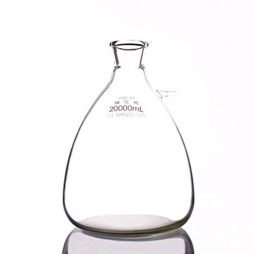 20000ml Glass Filtering Flask 20L Heavy Wall Filtration Bottle Lab Glassware