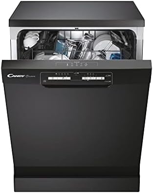 Candy CDPN1L390PB Freestanding Full Size Dishwasher, 13 Place Settings, 60 cm Wide, Smart enabled, Black