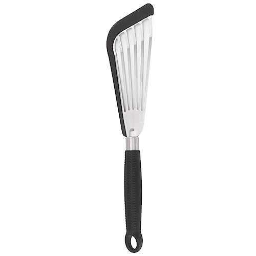 Espátula de ranura, espátula ranurada antiadherente, espátula ranurada de acero inoxidable, espátula de silicona para pescado, ranura de acero inoxidable, espátula de revestimiento antiadherente para