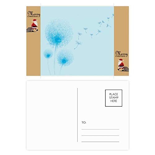 Cartes postales de pissenlit pour père Noël correspondance hivernale lot 20