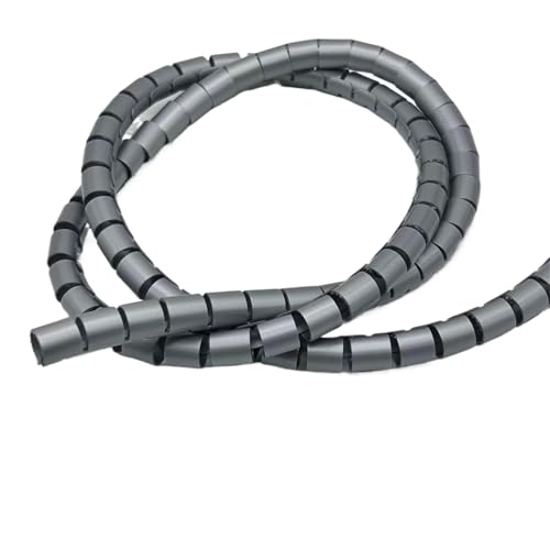 Tube organisateur de fils gris de 5m pour le bureau de maison
