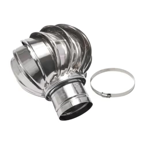 Turbinas de ventilación de acero inoxidable de 400mm con acabado anticorrosión premium