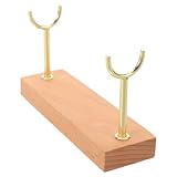 JOINPAYA Espositore per Gioielli a Arco con Base in Legno Beige
