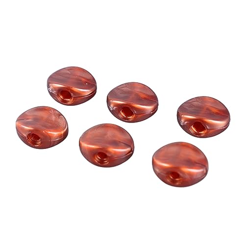 チューニングキーボタン ギターチューナーマシンヘッドボタン簡単なインストール耐久性のある 6(コーヒー