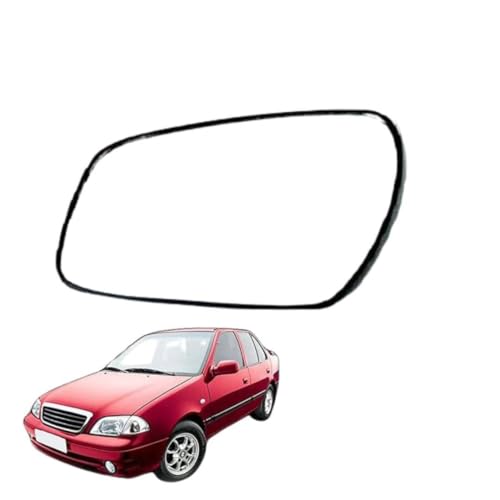 Image of Kylo Esteem Old (1994-2010) Passenger Side (Left Side) Car Side Mirror Glass /Tukdi /Sub Mirror Plate
