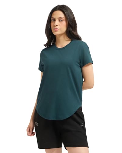 Image of Wellbi Bamboo Women's Tshirt - Ultra-Soft, Breathable & Sustainable | Premium Cotton Blend for Supreme Comfort | Stylish & Eco-Friendly T-Shirt for Women | Tshirt Women Cotton