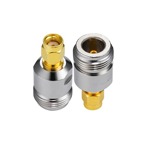 Adaptador RP-SMA Macho a N-Hembra 2 Piezas miniatura 5