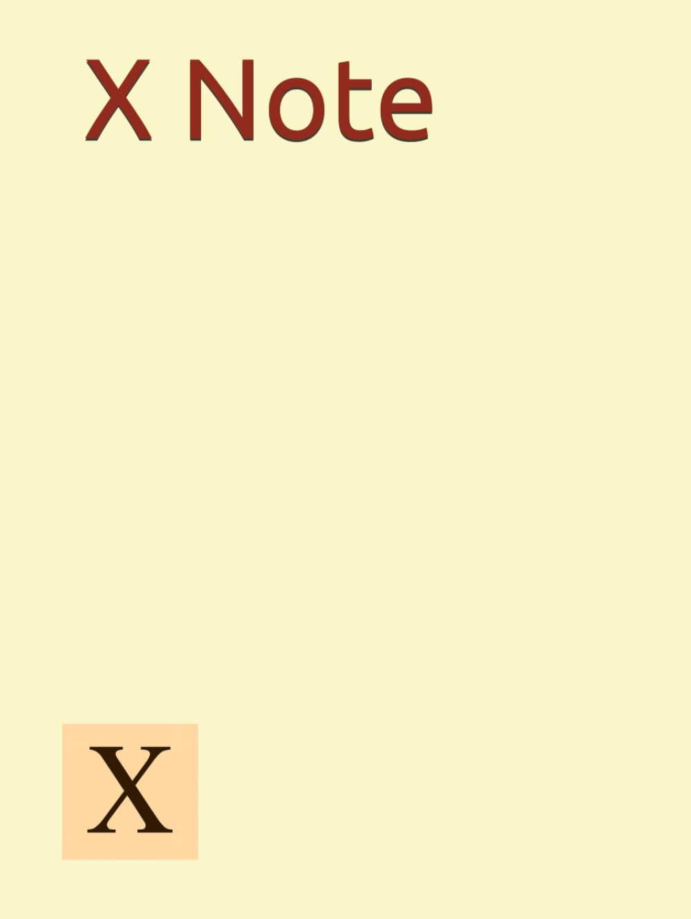 X Note bloc-notes numérique portable format A5 pour prise de notes