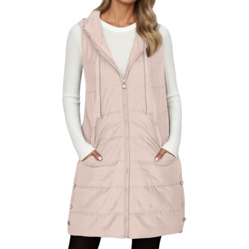 Chaleco acolchado de invierno con aislamiento cálido y ropa exterior de mujer