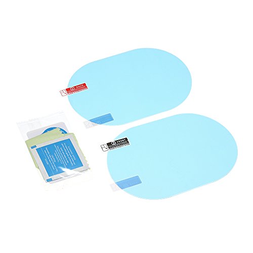 Sangmei 2 peças de filme protetor de espelho retrovisor para carro janela anti-nevoeiro espelho retr