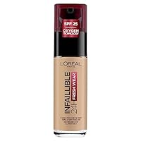L'Oréal Paris, Liquid Foundation, Lightweight And Full-Coverage, Infallible, 30 ml, 140 Golden Beige